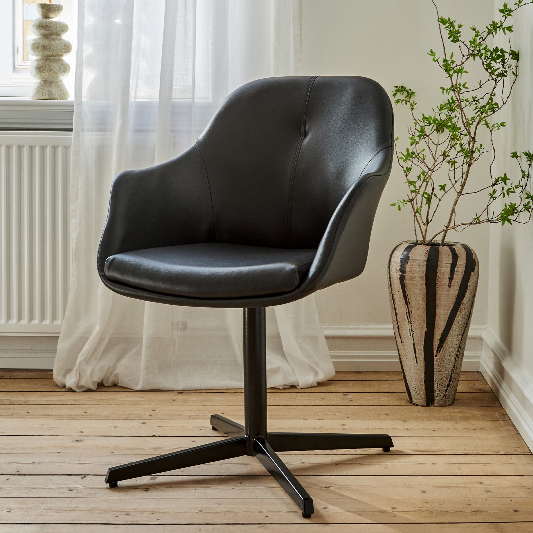 New Age Drehstuhl - Leder